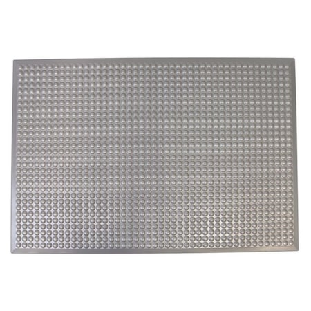 Ergomat Infinity Bubble Stainless ESD 4ft x 11ft Anti-Fatigue Floor Mat IN0411-STL-ESD